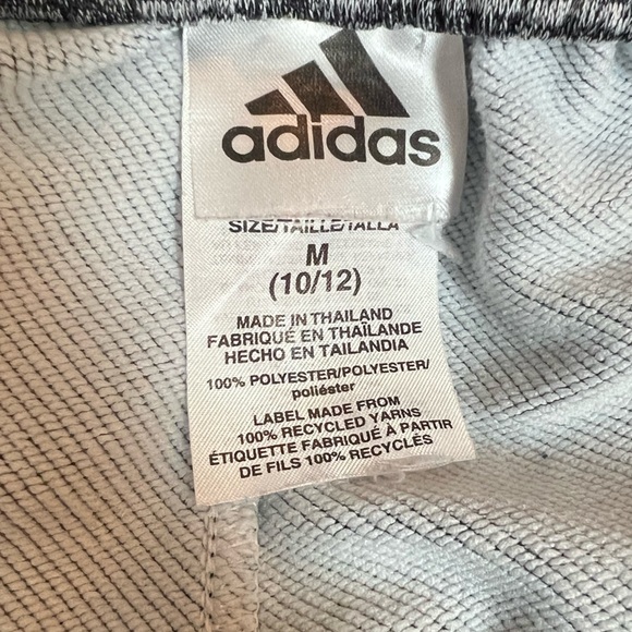 Adidas Kids Gray Jogger Pants/size M - Picture 9 of 9